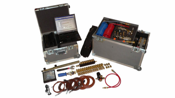 The Air System Expert is a portable, computer-based system that makes it easy to verify FMVSS/CMVSS 121 air system compliance. A precision accelerometer is used to indicate first pedal movement.